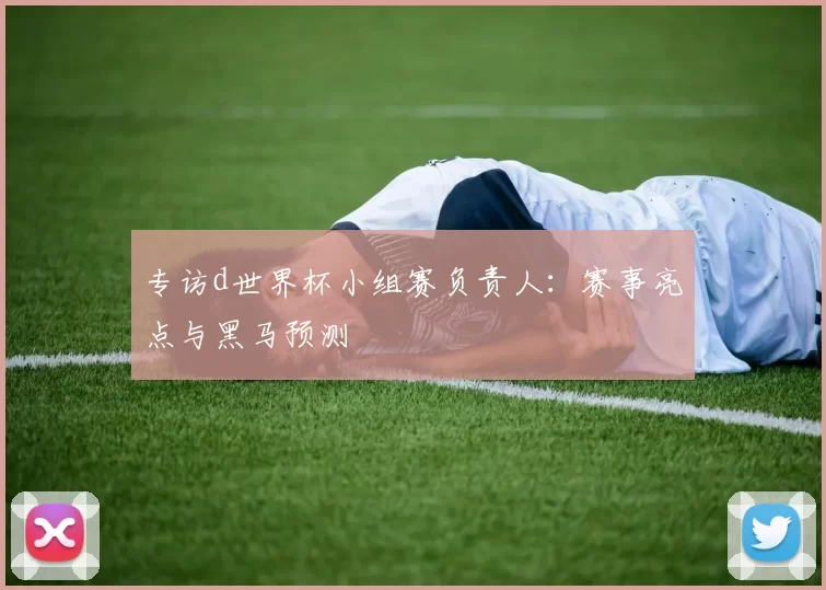 专访d世界杯小组赛负责人：赛事亮点与黑马预测